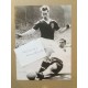 Signed CARD with picture of TOMMY BANKS the BOLTON WANDERERS Footballer.